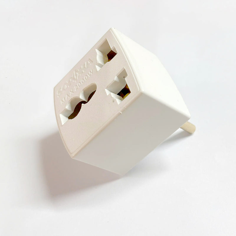 Phích chuyển đa năng SOPOKA P6A, adapter ổ cắm du lịch, chuyển đổi chân cắm 3 chấu, dẹt sang tròn.