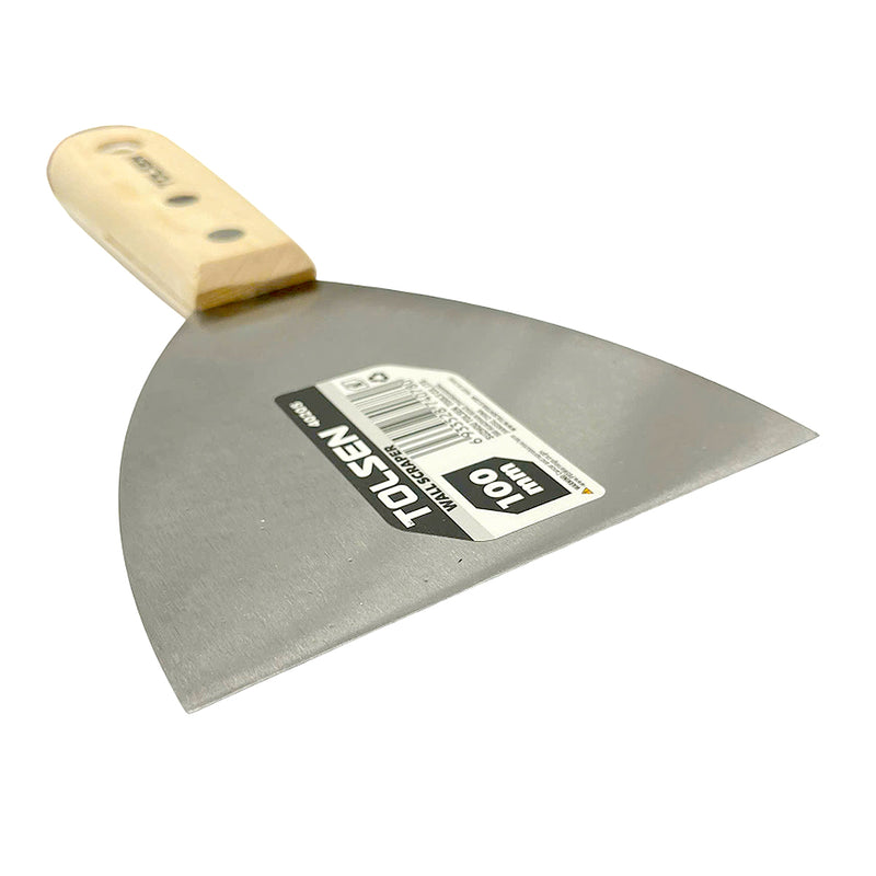 Cây sủi kích thước từ 35mm ~ 100mm Tolsen, cán gỗ, lưỡi thép chất lượng cao, được đánh bóng