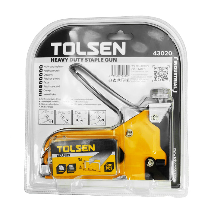 Kìm bấm kim công nghiệp 4 - 14mm (5/32 inch - 9/16 inch) chuẩn GS, có chứng nhận TUV TOLSEN 43020