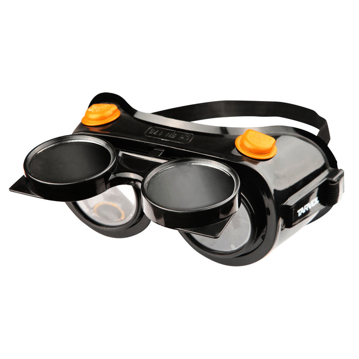 Kính hàn bảo hộ 2 lớp Tolsen 45075 khung nhựa PVC