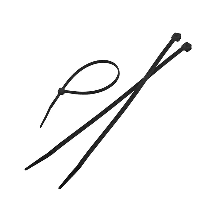 Dây rút đen công nghiệp 100mm - 450mm, chất liệu Nylon 66 TOLSEN