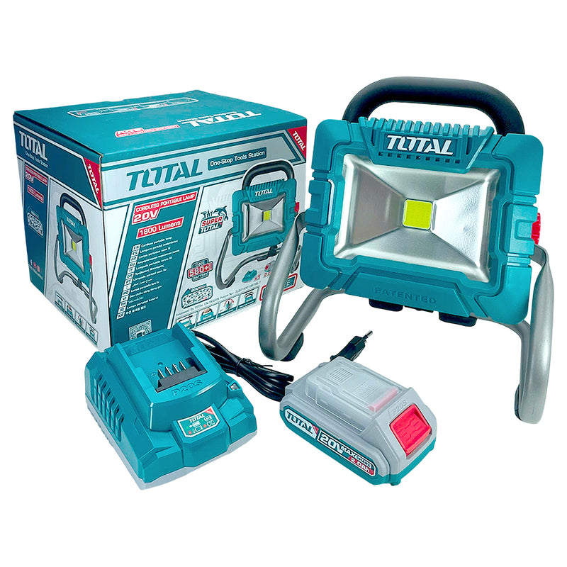 Đèn di động dùng Pin -Ion 20V TOTAL TWLI2025