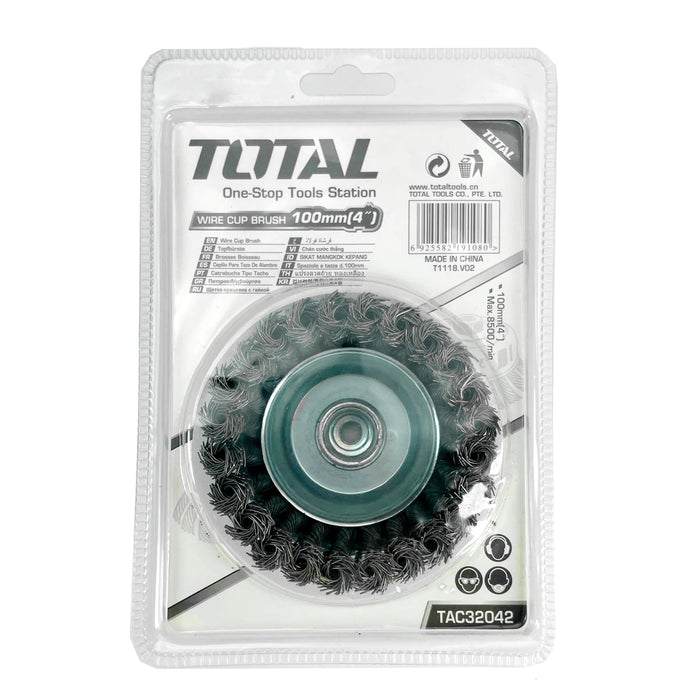 Chén cước thép xoắn 100mm TOTAL TAC32041