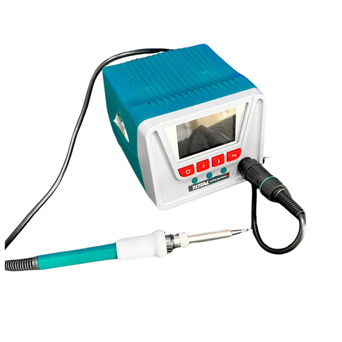 Mỏ hàn chì 60W kèm máy ổn định nhiệt Total TET160923 màn hình kỹ thuật số