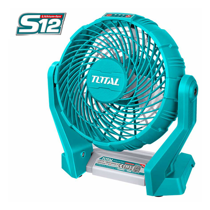 Quạt máy dùng Pin 12V - 20V TOTAL kích thước 7 inch (Chỉ có thân máy)