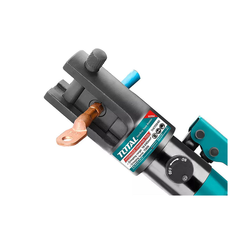 Kìm ép cos thủy lực 70KN TOTAL THCT0240 phạm vi uốn từ 16mm² - 240mm²