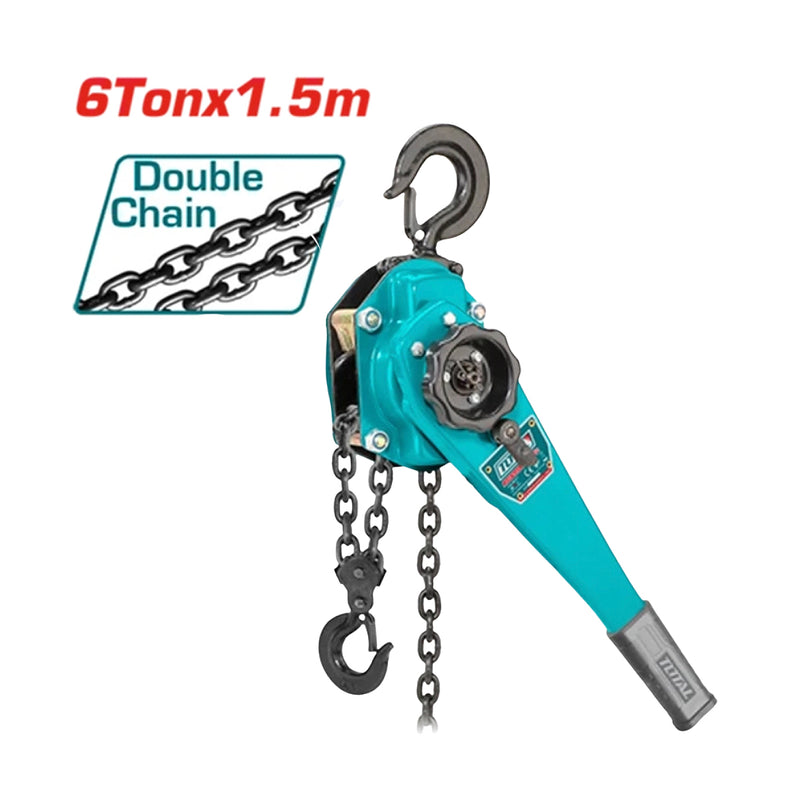 Palang xích đòn bẩy trọng lượng nâng 6 tấn Total THSLB6001 xích đôi