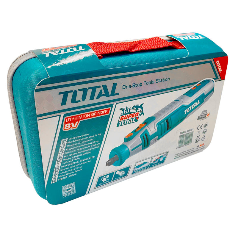 Máy mài khuôn dùng Pin sạc 8V TOTAL TMGLI0801 (Không kèm cáp USB Type-C )