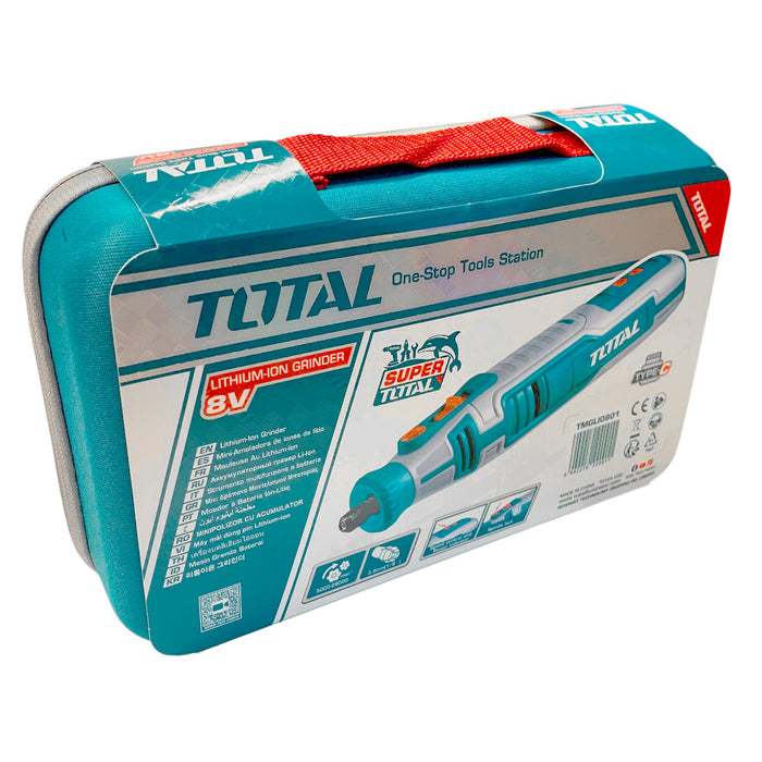 Máy mài khuôn dùng Pin sạc 8V TOTAL TMGLI0801 (Không kèm cáp USB Type-C )