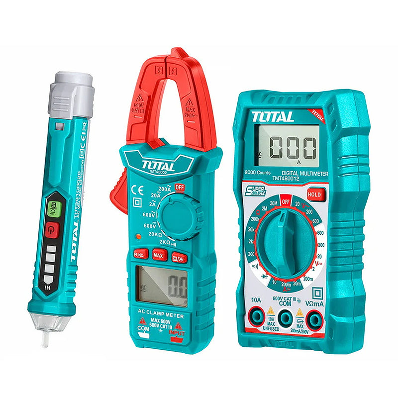 Bộ 3 dụng cụ kiểm tra điện TOTAL TMT43028
