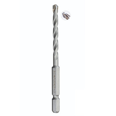 Mũi khoan tường gạch Unika RJ-Type, đuôi lục giác 6.35mm, số từ 2.5mm - 10.5mm