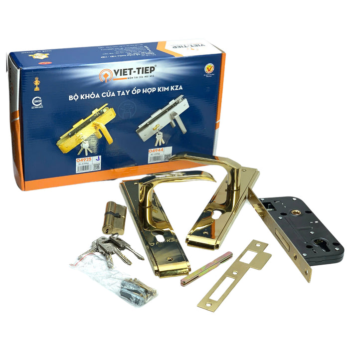 Ổ khóa tay gạt Việt Tiệp 04925 vật liệu bằng hợp kim phủ PVD