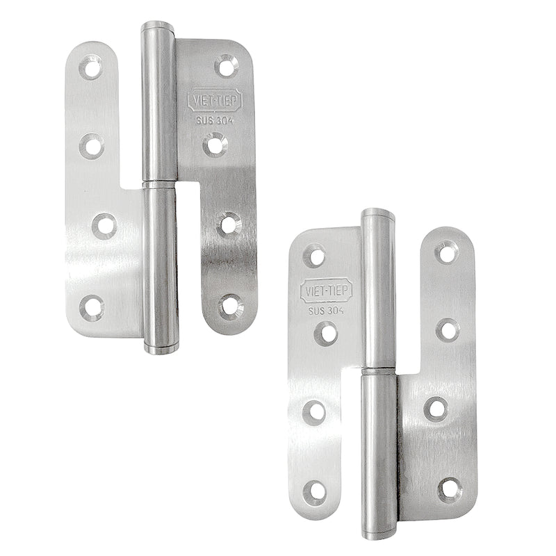 Bản lề cối Inox 304 Việt tiệp, 100mm - 120mm