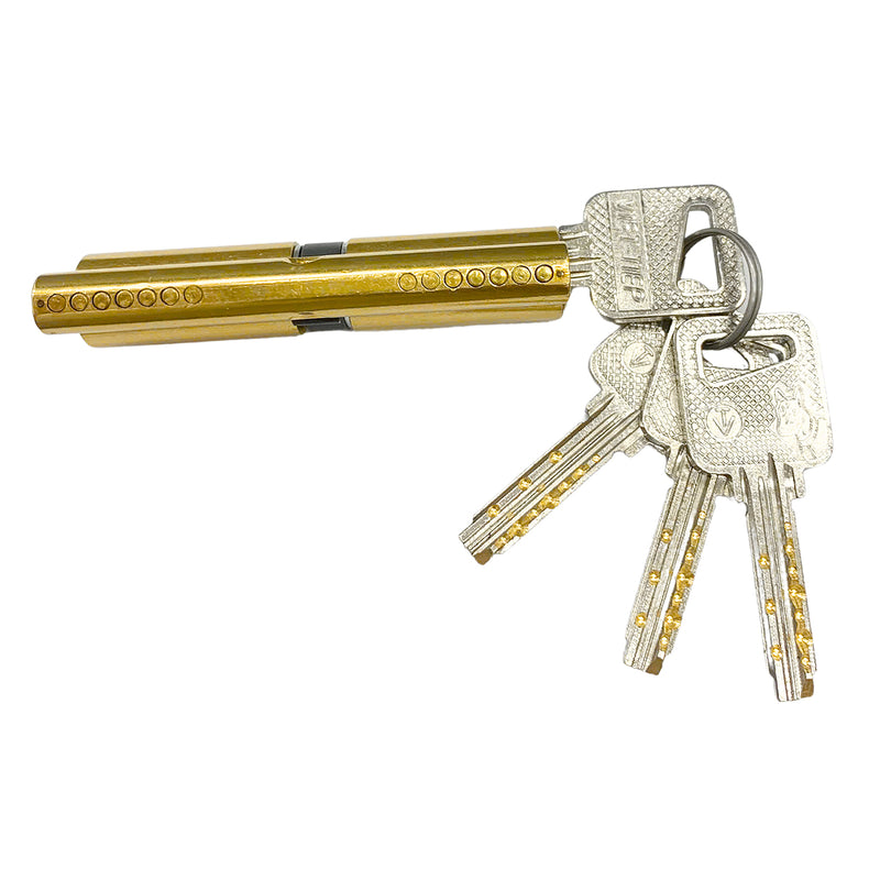 Phụ kiện lõi Khóa kèm chìa phụ Việt Tiệp mã số 2033 chống dò chìa, lõi 1 đầu dài 8.3cm