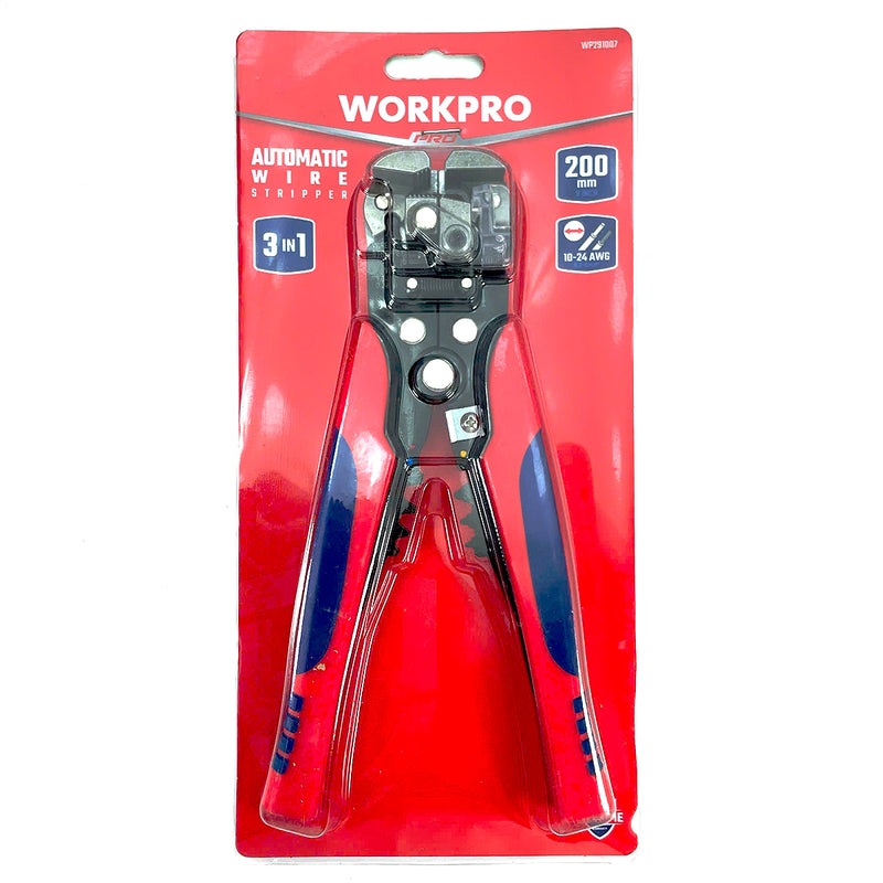 Kìm tuốt dây tự động 3 chức năng (cắt, tuốt và bấm cose) Workpro WP291007
