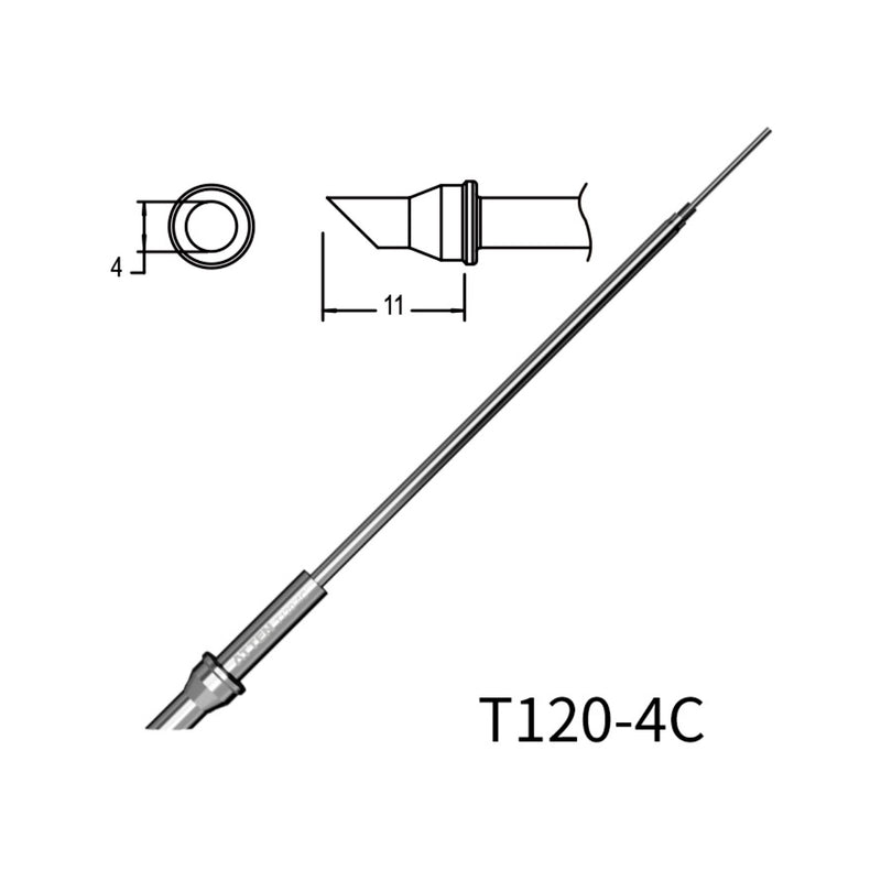 Phụ kiện mũi hàn tích hợp lõi gia nhiệt Atten T120 Series
