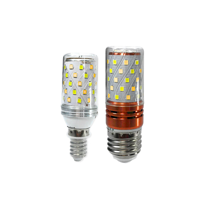 Bóng đèn led kim cương HUFA đuôi đèn E14 - E27, công suất 6W + 6W, 3 chế độ sáng