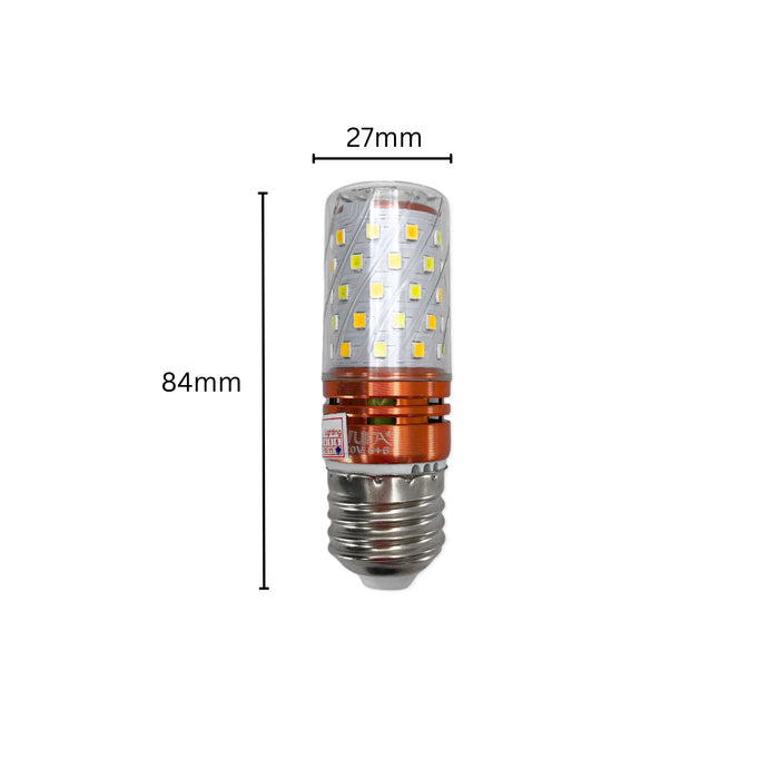Bóng đèn led kim cương HUFA đuôi đèn E14 - E27, công suất 6W + 6W, 3 chế độ sáng