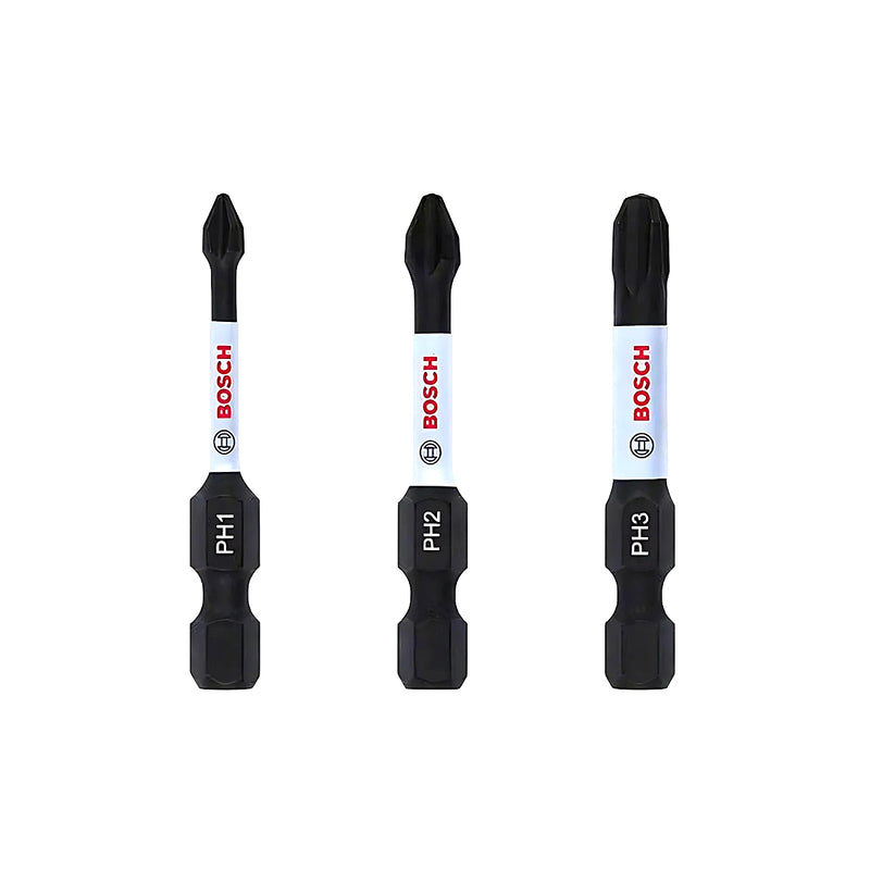 Vỉ 3 mũi vặn vít bake Bosch 2608522491 dài 50mm, chuôi lục giác