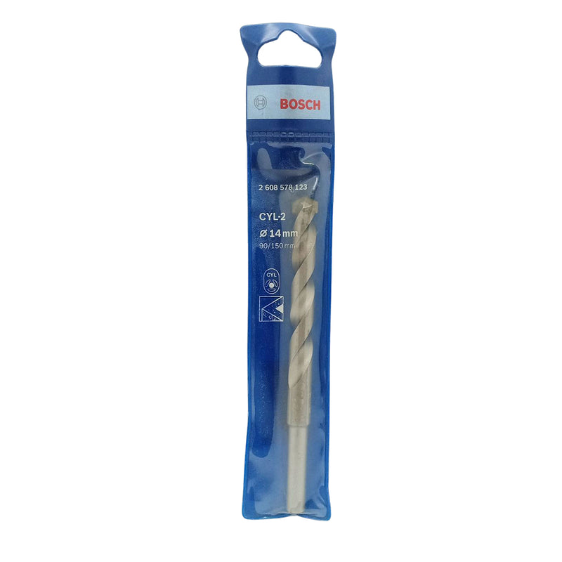 Mũi khoan bê tông CYL-2 Bosch đường kính 3mm - 16mm, chiều dài 60mm - 150mm, đuôi trơn