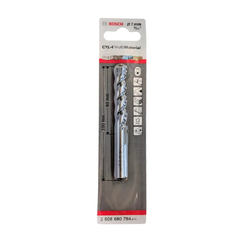 Mũi khoan đa năng CYL-4 Bosch đường kính từ 3mm - 12mm, chiều dài từ 70mm - 150mm, đuôi trơn (Multiconstruction)