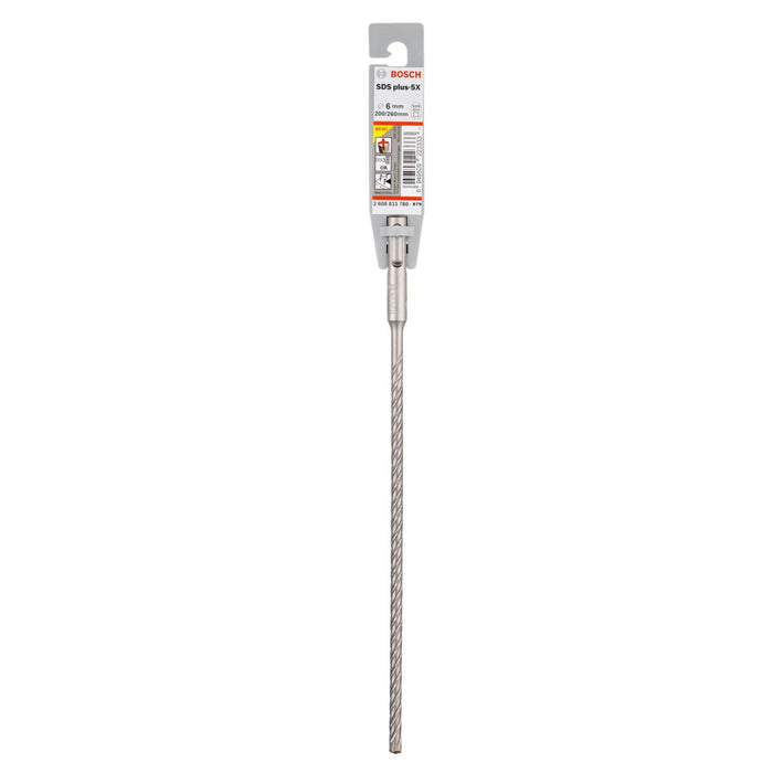 Mũi khoan bê tông 4 cạnh SDS PLUS-5X Bosch, đường kính từ 5mm - 10mm, đuôi gài