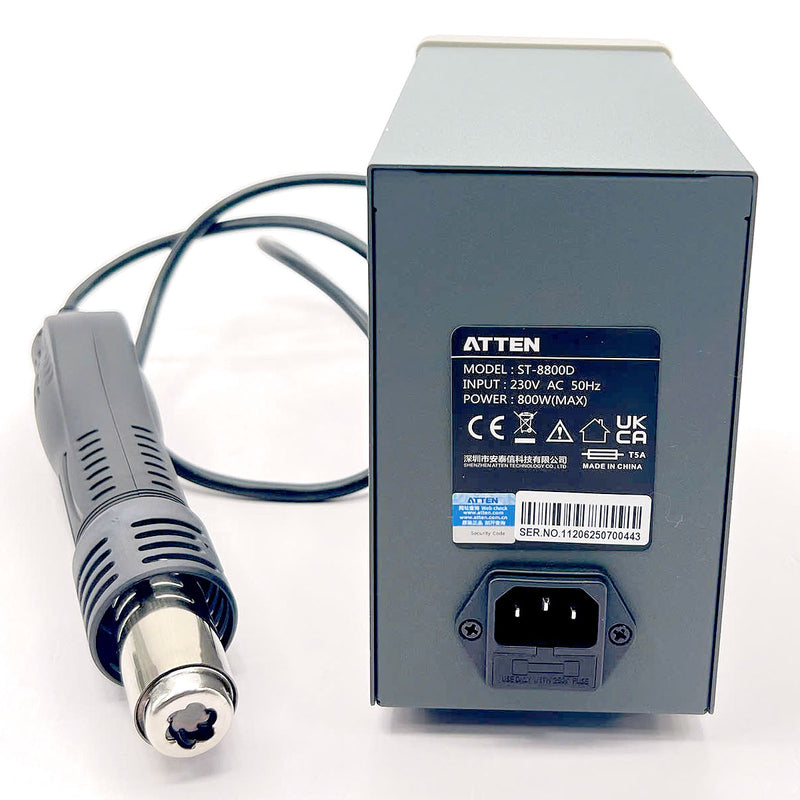 Trạm khò khí nóng ATTEN ST-8800D, công suất 800W, Max 500°C