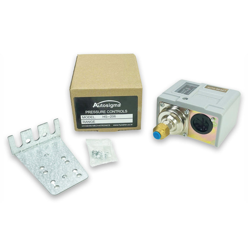 Công tắc áp suất Autosigma HS-200 Series. Tiêu chuẩn CE, KCs, IP54