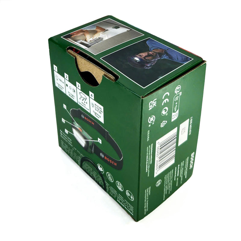 Đèn LED đội đầu Bosch dùng Pin AAA, độ sáng 190lm mã số 1600A0307X