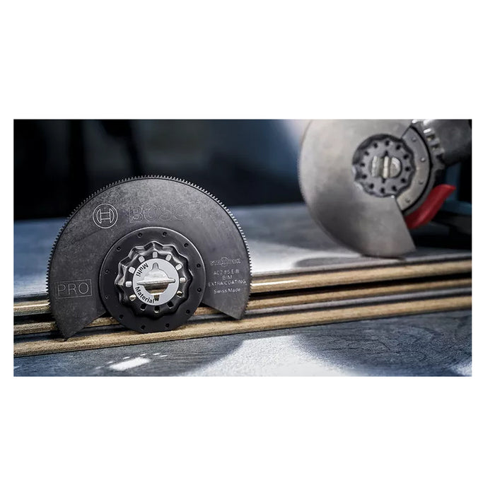 Lưỡi cắt rung Bosch ACZ 85 EIB dùng cho kim loại và gỗ, bề rộng lưỡi 85mm, chuẩn Starlock (mã số 2608669086)