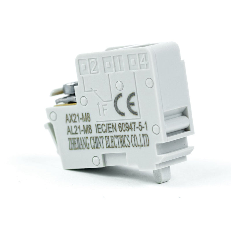 Tiếp điểm phụ Chint AX21-M8 dùng cho MCCB NM8N series. Tiêu chuẩn CE