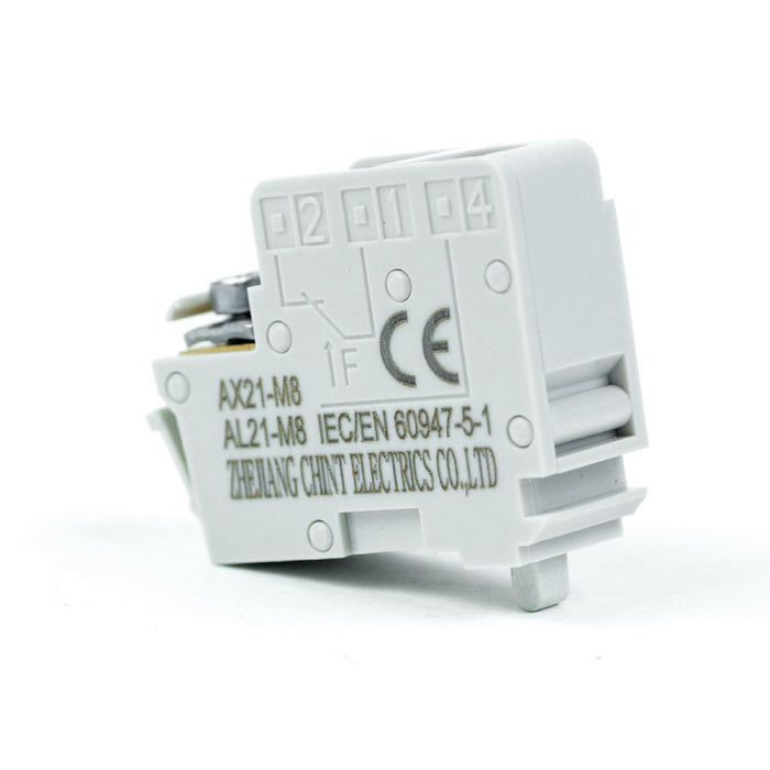Tiếp điểm phụ Chint AX21-M8 dùng cho MCCB NM8N series. Tiêu chuẩn CE