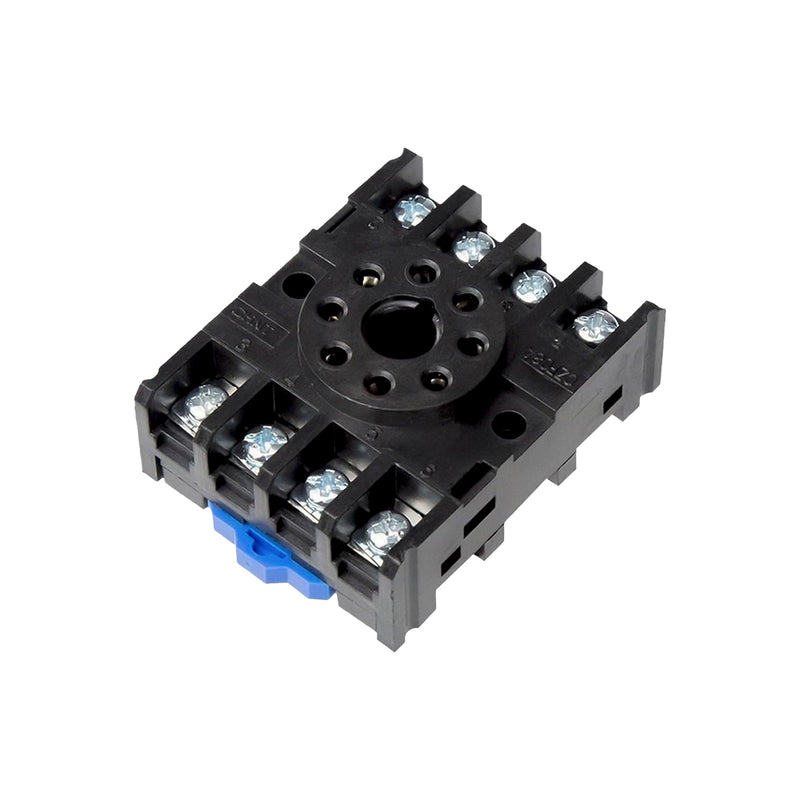 Đế relay kính chân tròn Chint CZF, tương thích với Relay JQX-10F Series