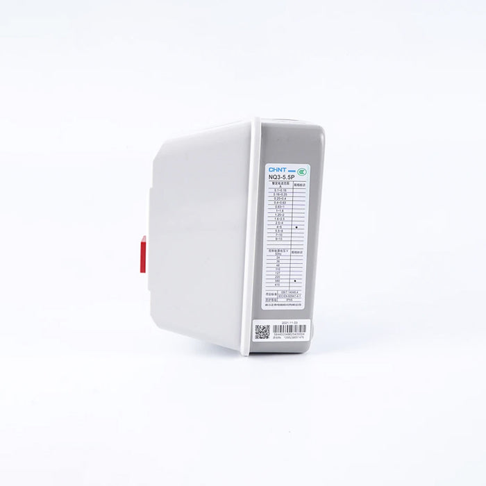 Hộp khởi động động cơ trực tiếp Chint NQ3 Series có tích hợp sẵn nút nhấn, khởi động từ và relay nhiệt. Tiêu chuẩn CE