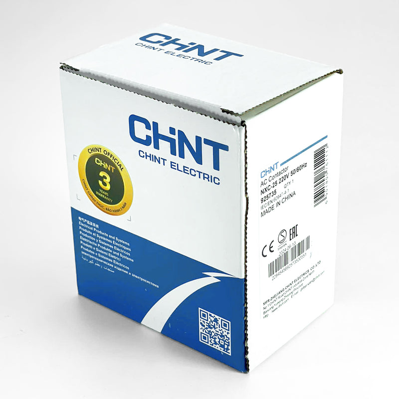 Khởi động từ Chint NXC series, 3P/220V AC, tải danh định từ 6A~630A