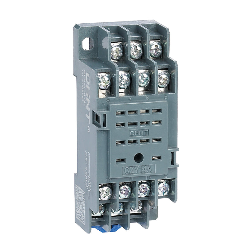 Chân đế lắp cho relay kiếng chân dẹp Chint (có tương thích với NXJ Series)