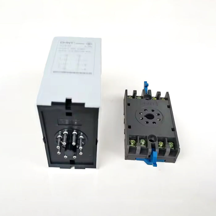 Rờ le bảo vệ mất pha, mất thứ tự pha và mất cân bằng pha Chint XJ3-G đã bao gồm đế 8 chân tròn