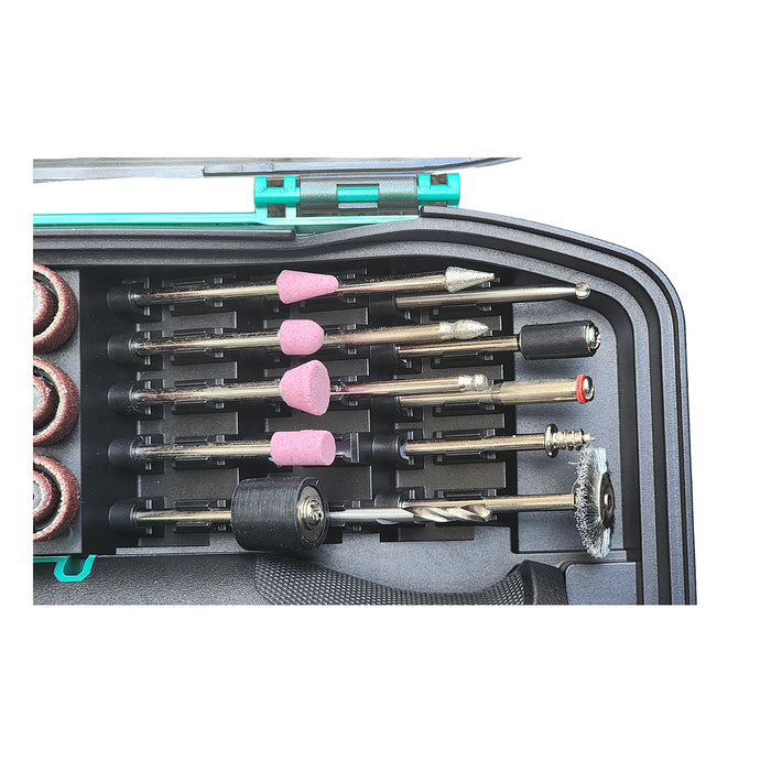 Máy mài khuôn mini dùng pin 4V DCA ADSJ0801E cốt 3.2mm, sạc type C