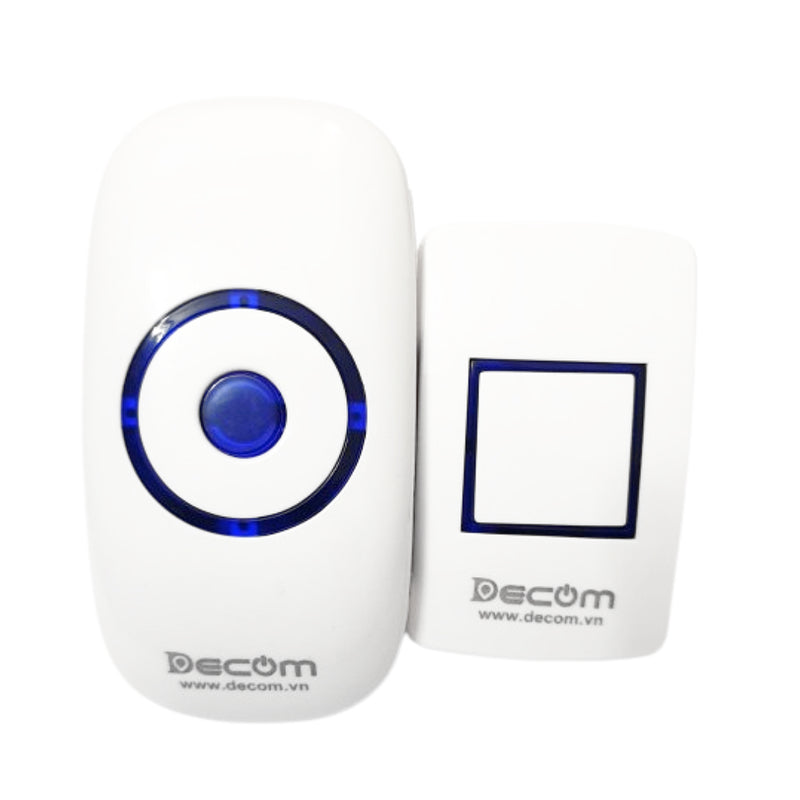 Chuông cửa không dây thông minh cao cấp Decom DC-118 Smart, tích hợp được nhiều nút nhấn và nhiều đầu chuông