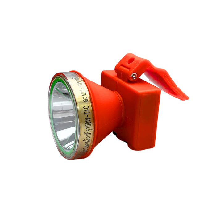 Đèn Led sạc đội đầu T4C công suất 200W, Pin 54mAh, ánh sáng trắng, 3 chế độ sáng