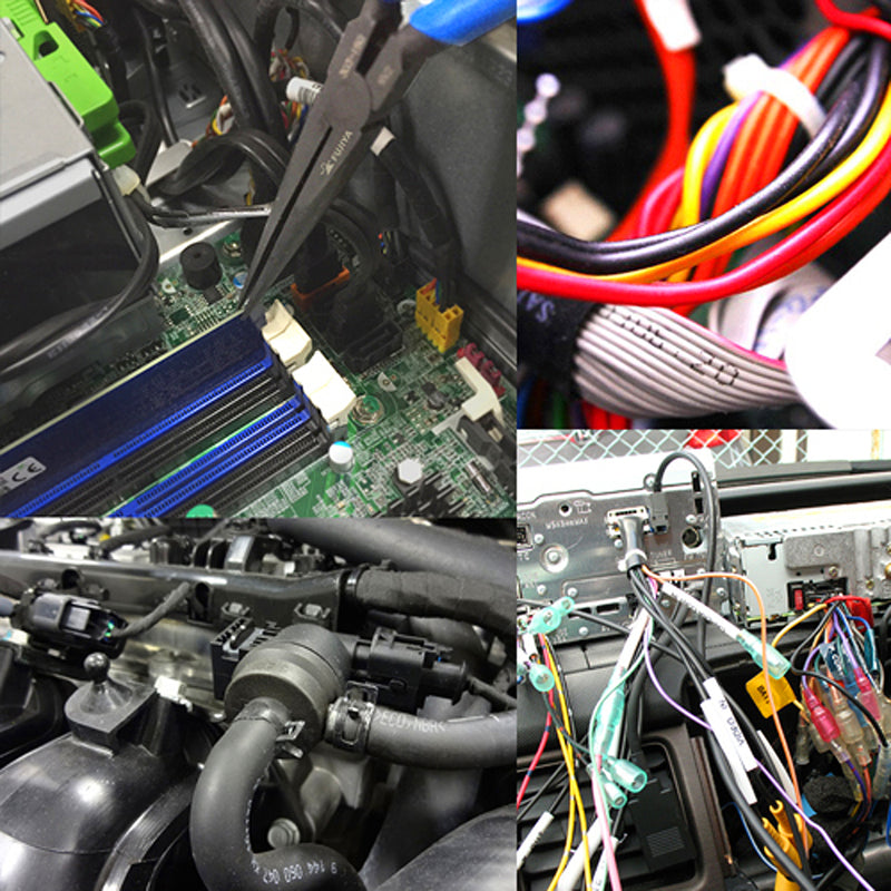 Kìm nhọn mũi cong (Không lưỡi cắt) Fujiya 303T-150, kích thước 147mm. Tiêu chuẩn RoHS