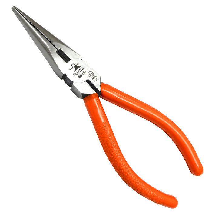 Kìm nhọn mũi dài Fujiya 350-125/150/200 Series. kích thước từ 125mm - 200mm. Tiêu chuẩn RoHS