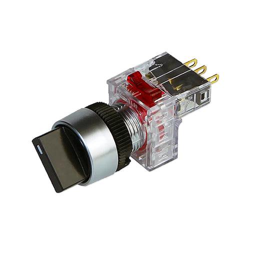 Công tắc gạt mặt mạ chrome Hanyoung Nux DRS-R series, Lỗ khoét Ø16mm