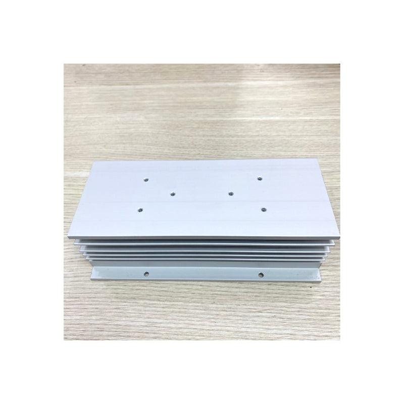 Đế nhôm tản nhiệt lắp thanh ray Hanyoung Nux HSM dùng lắp cho Relay bán dẫn từ 10A ~ 40A. Có lớp mạ chống ăn mòn axit