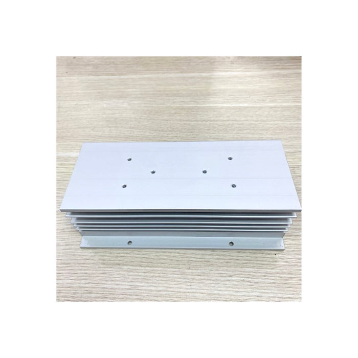 Đế nhôm tản nhiệt lắp thanh ray Hanyoung Nux HSM dùng lắp cho Relay bán dẫn từ 10A ~ 40A. Có lớp mạ chống ăn mòn axit