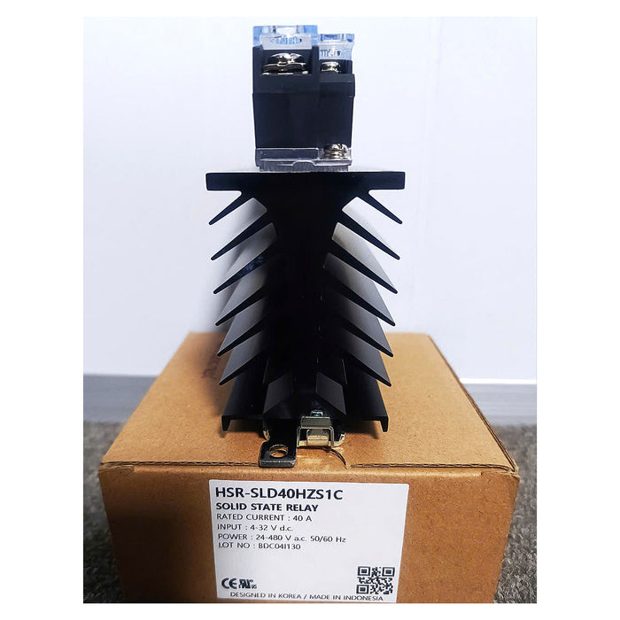 Relay bán dẫn 1 pha cao cấp Hanyoung Nux HSR-SL Series. Thân siêu mỏng, Tiêu chuẩn CE, UL, RoHS2