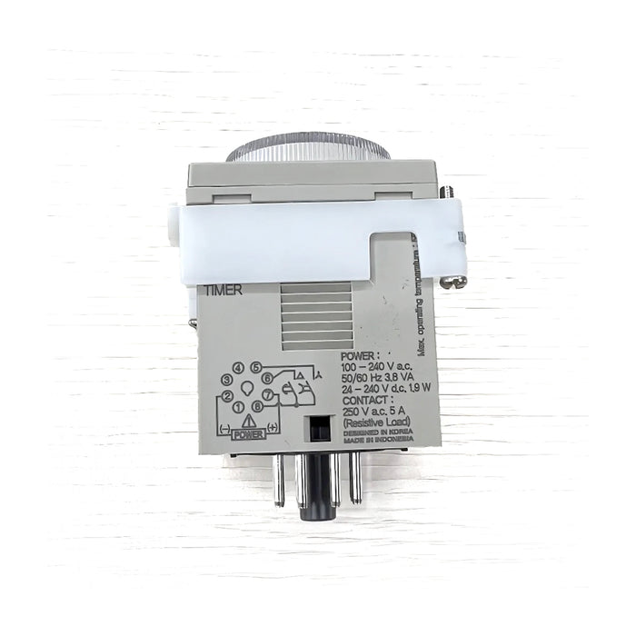 Bộ định thời gian khởi động motor sao - tam giác Hanyoung Nux MA4SD Series. Socket 8 chân tròn, 48mm x 48mm. Tiêu chuẩn CE