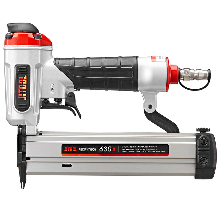 Máy bắn đinh chỉ trơn dùng khí nén JITOOL 630R, kích thước đinh 10mm - 30mm, cỡ đinh 23Ga