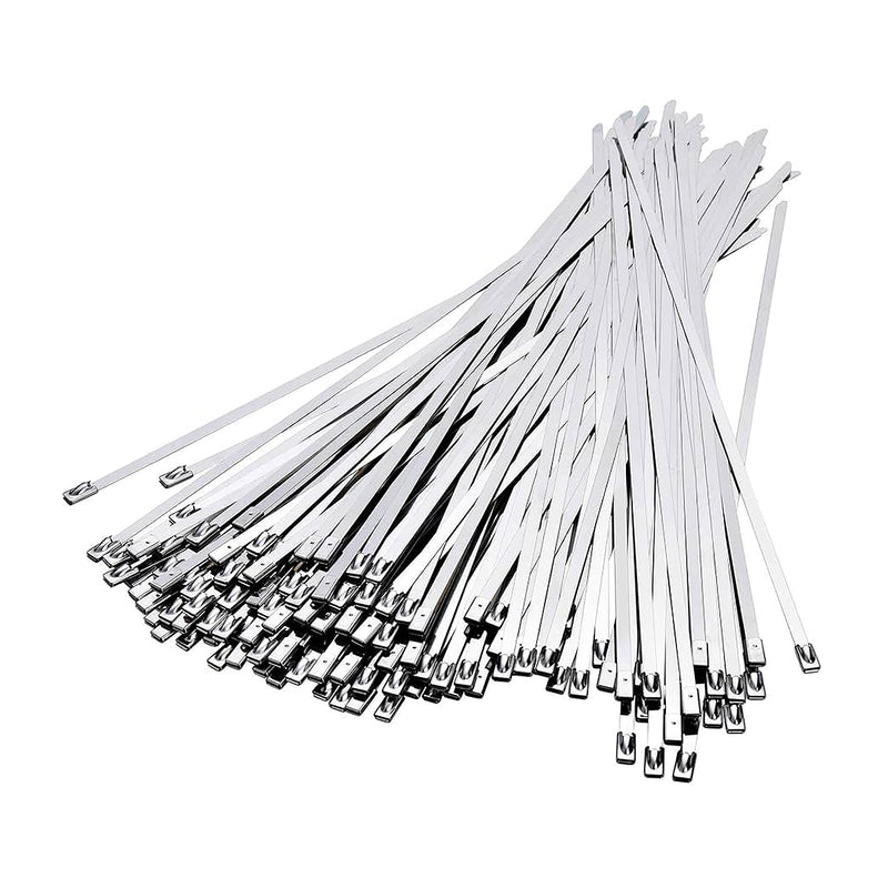 Dây rút Inox 316 KST cao cấp, không bọc nhựa (Uncoated), loại bi gài (Ball-lock), bản size S rộng 4.5mm, dài từ 125mm - 1050mm