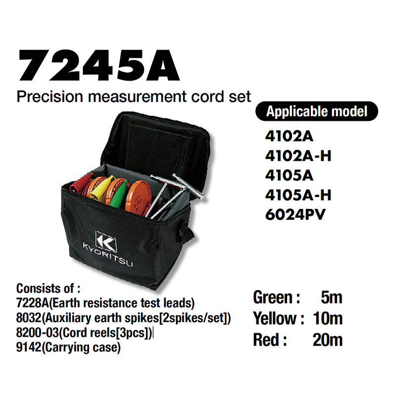 Bộ phụ kiện đo điện trở tiếp địa Kyoritsu 7245A